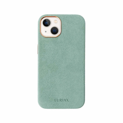 iPhone 13 Series Alcantara® Case - Mint - Luriax Alcantara Suede Leather Fabric