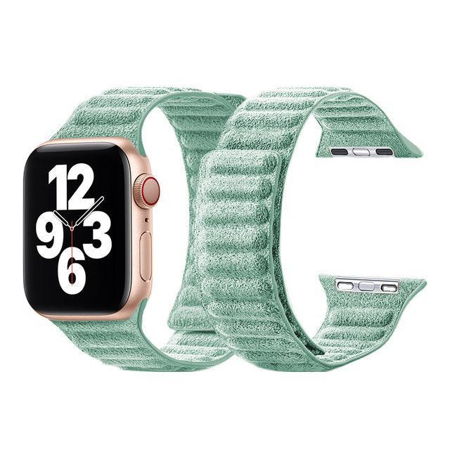 Apple Watch Straps | Mint Alcantara Suede | Luriax